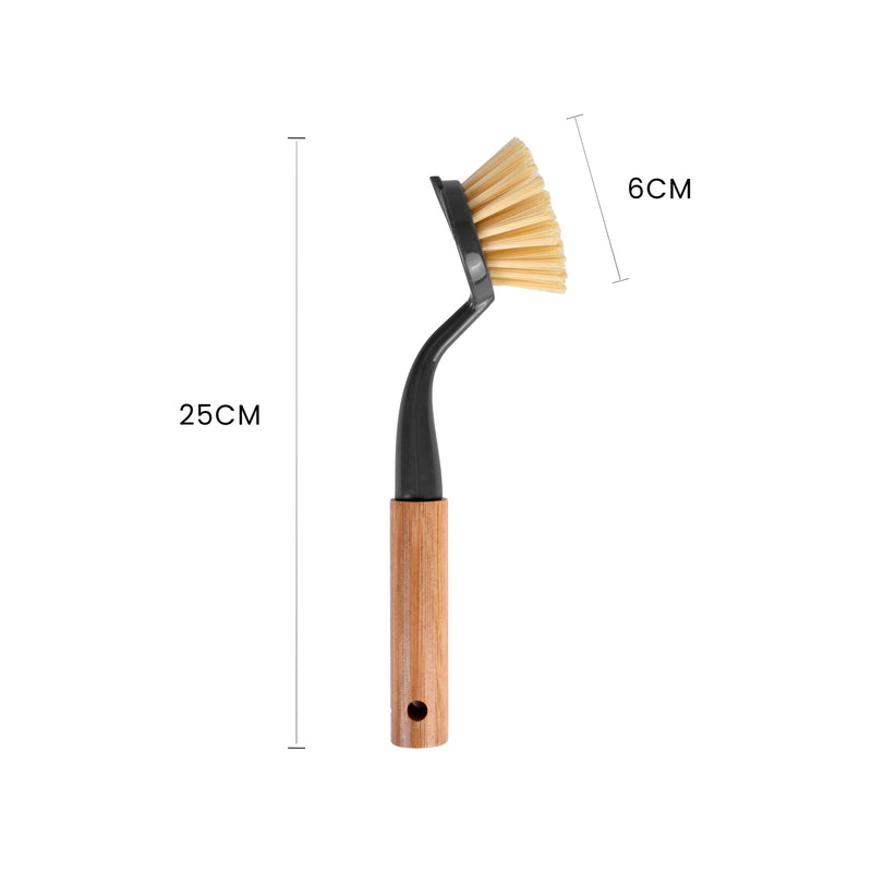 3 x Clevinger Eco Cleaning Bamboo Dish Brush