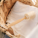 Clevinger Eco Loofah Back Scrubber with Wood Handle