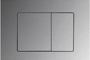 R&T Standard Cisterns Push Plates - Square Brushed Nickel
