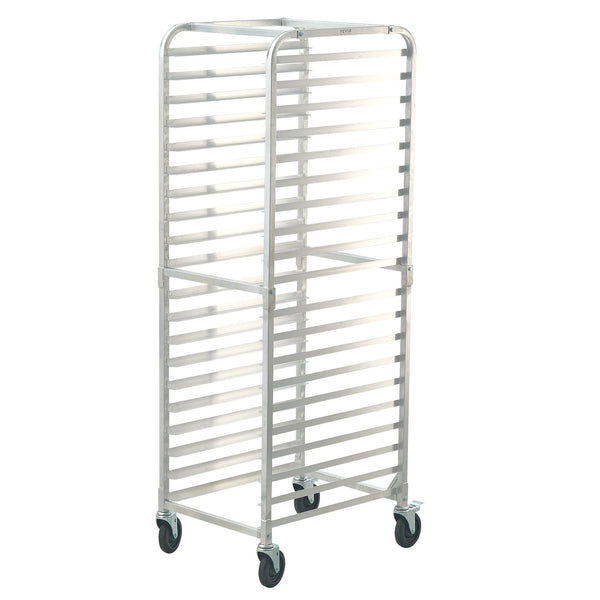 VEVOR Bun Pan Rack, 20-Tier Commercial Bakery Racks with Brake Wheels, Aluminum Racking Trolley Storage for Half & Full Sheet, Speed Rack For Kitchen Home, Bread Baking Equipment, 660x517x1767 mm