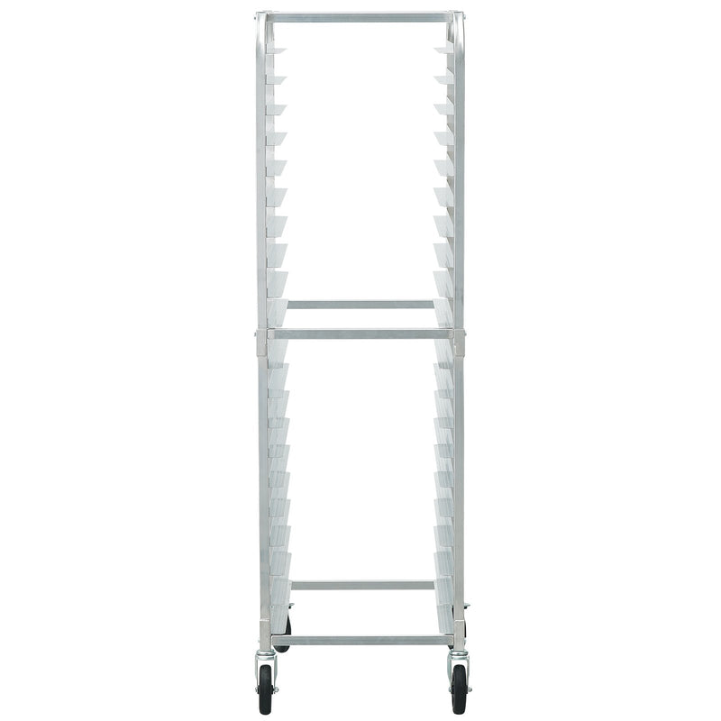 VEVOR Bun Pan Rack, 20-Tier Commercial Bakery Racks with Brake Wheels, Aluminum Racking Trolley Storage for Half & Full Sheet, Speed Rack For Kitchen Home, Bread Baking Equipment, 660x517x1767 mm