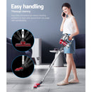 Stick Vacuum Cleaner Handheld Corded 450W Red