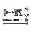 Stick Vacuum Cleaner HEPA Filter Red 150W