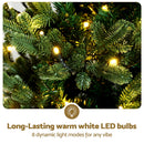Jingle Jollys Christmas Tree 1.2M LED Potted Xmas Tree Party Decor 8 Light Modes