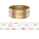 20M Christmas Ribbon Roll Bow Printed Xmas Tree Decor Gift Gold