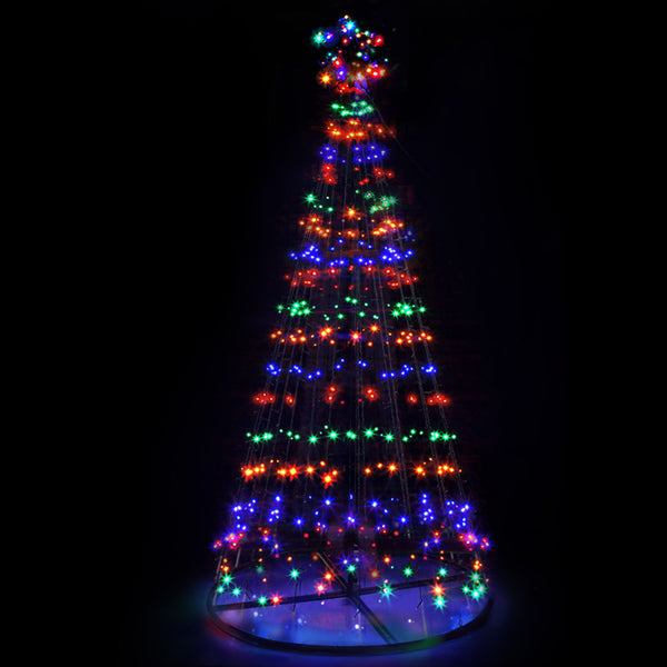 2.1M Christmas Tree 264 LED Solar Jingle Jollys