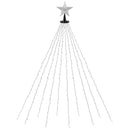 Jingle Jollys 2.5M Christmas Lights Waterfall String Light 300 LED Star Topper