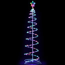 Jingle Jollys Christmas Tree 1.8m 100 RGB LED Rope Lights Xmas Trees Decoration