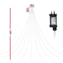 Jingle Jollys 3.8M Christmas Lights Waterfall String Light 340 LED