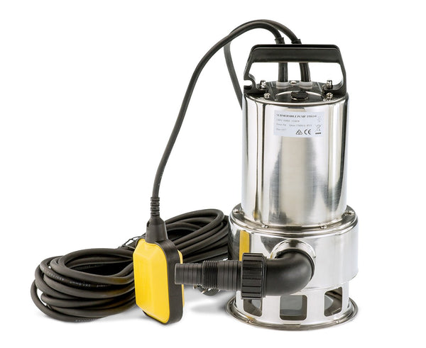 HydroActive 1500w Submersible Dirty Water Garden Irrigation Drain Electric Tank Pump 300l/m