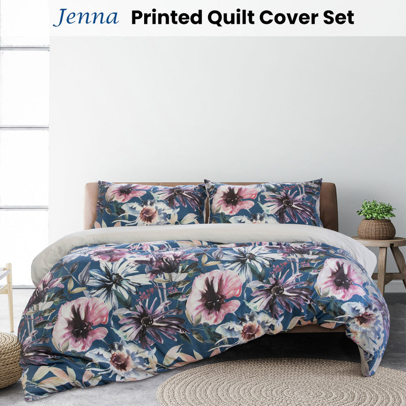 Ardor Jenna Printed Quilt Cover Set Queen